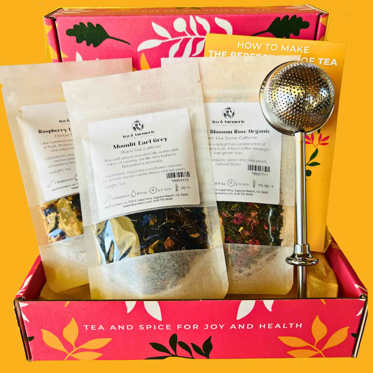 Simply The Best Tea Gift Box tea & turmeric