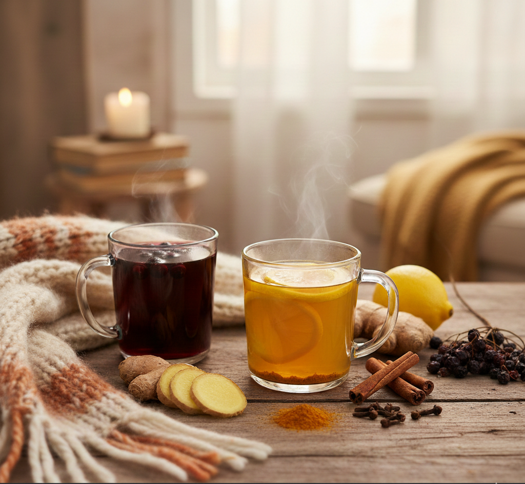 How to Naturally Treat Colds & Flu: Ayurvedic Teas and Home Remedies