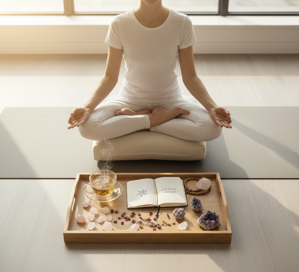 manifestation 2026, intention setting, visualization meditation, vision board 2026, new year goals, Ayurvedic tea rituals, neuroscience manifestation, meditation teacher, Orange County wellness, Tea & Turmeric