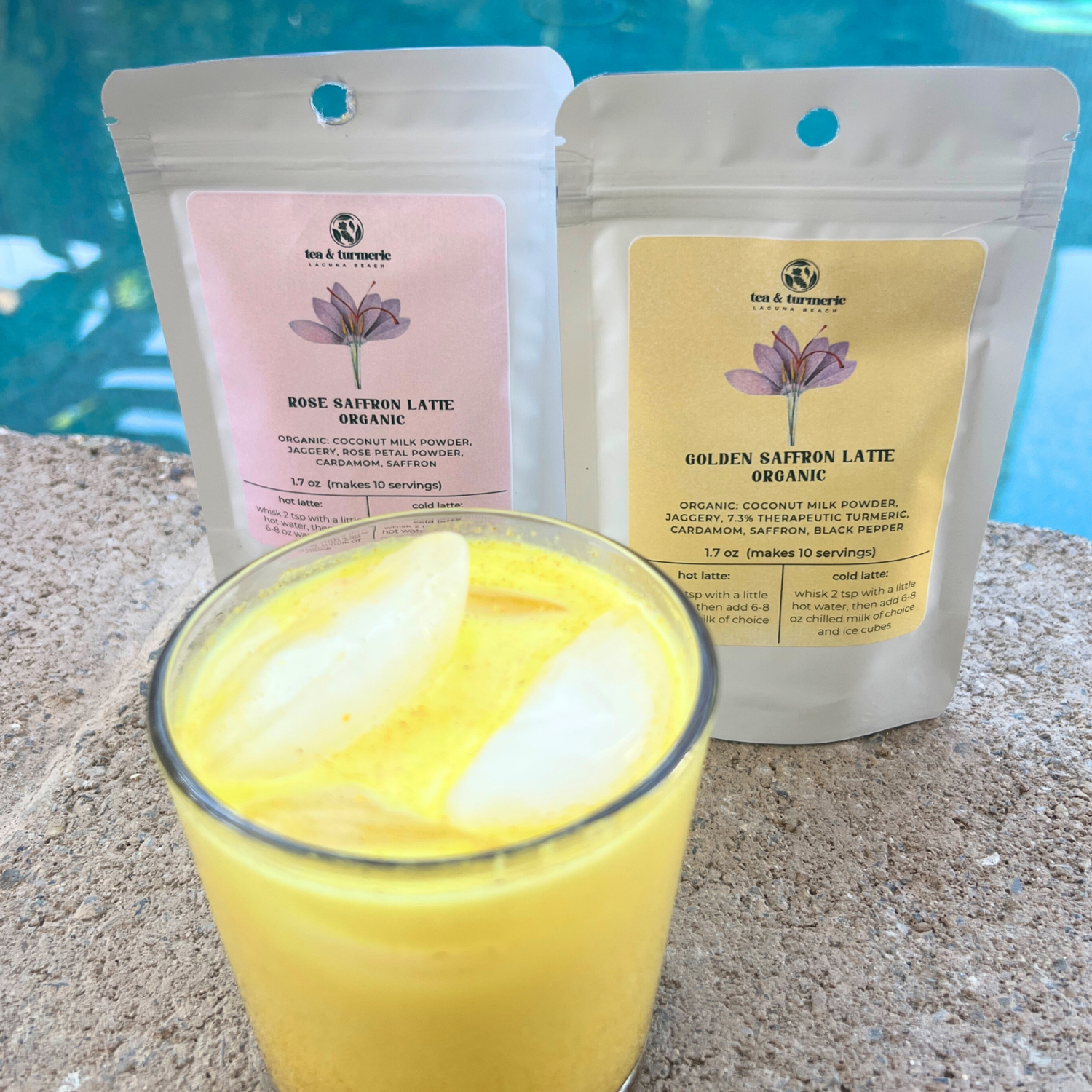 Authentic Saffron Tea in Orange County | Tea & Turmeric Laguna Beach Wellness & Recipes