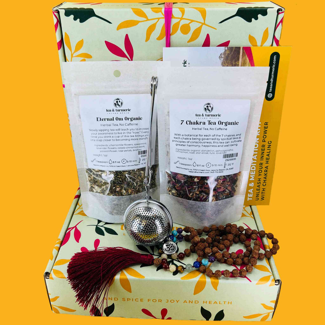 Chakra Healing - Tea and Meditation Gift  Box