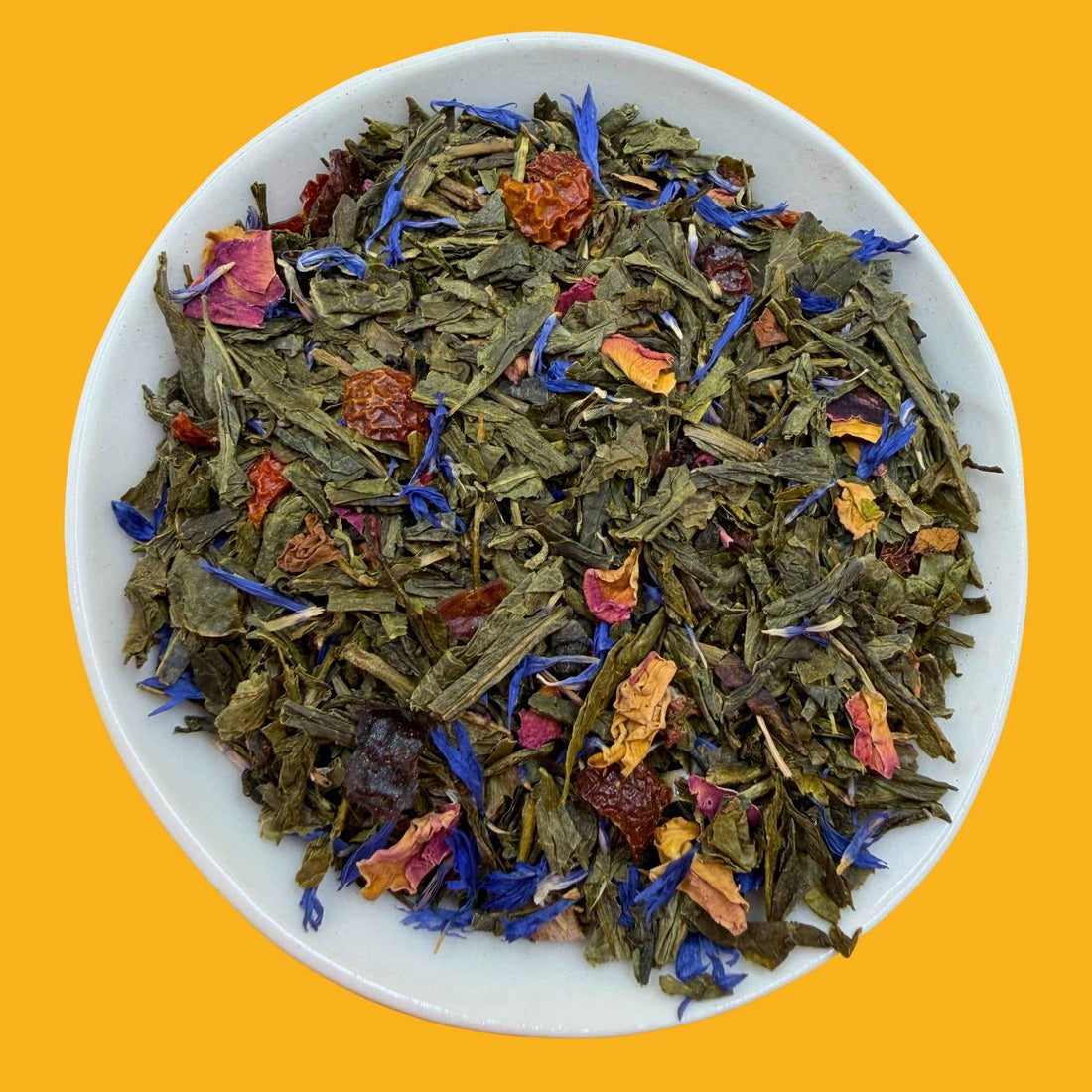 Organic Grapefruit Rose Green Tea