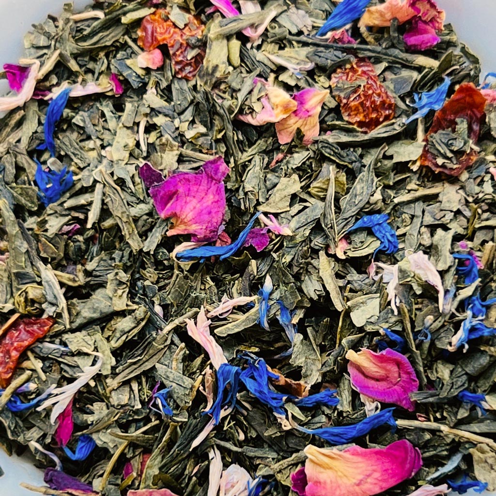 Organic Grapefruit Rose Green Tea