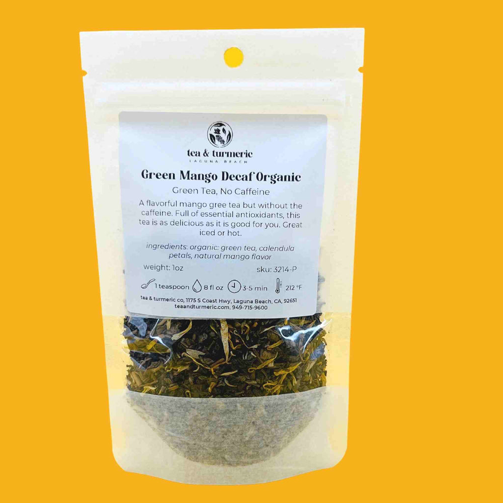 Organic Mango Green Tea Decaf