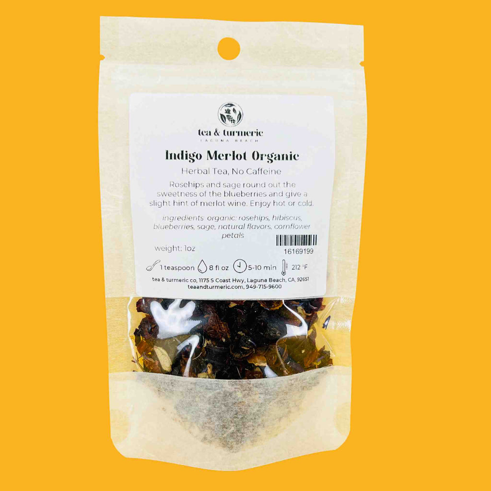 Indigo Merlot Organic Herbal Tea